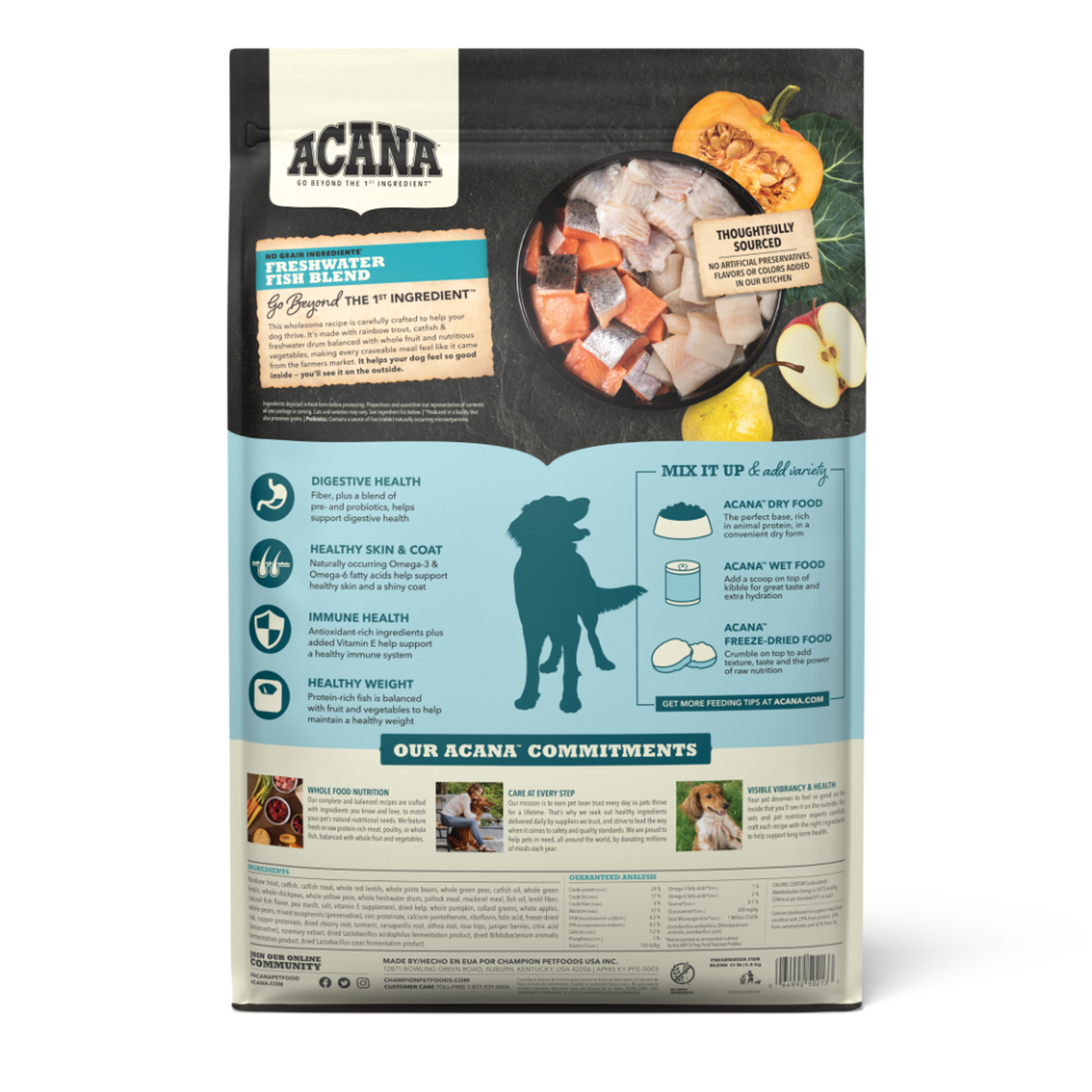 Acana freshwater fish ingredients outlet